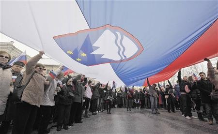 SLOVENIA-PROTESTS